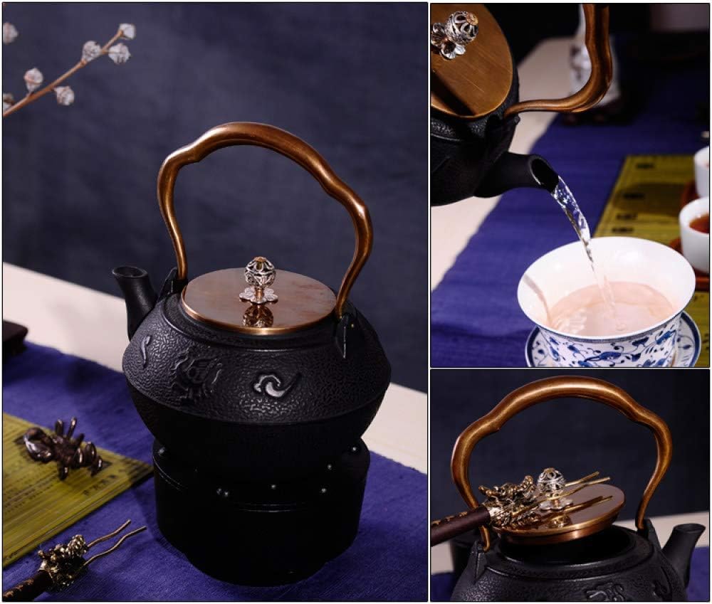 鋳心ノ工房 ティポット 真鍮 山形鋳物 急須 緑茶 鉄瓶 日本製 1-2人用